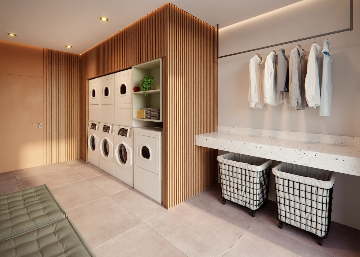 PERSPECTIVA ILUSTRADA DA LAVANDERIA