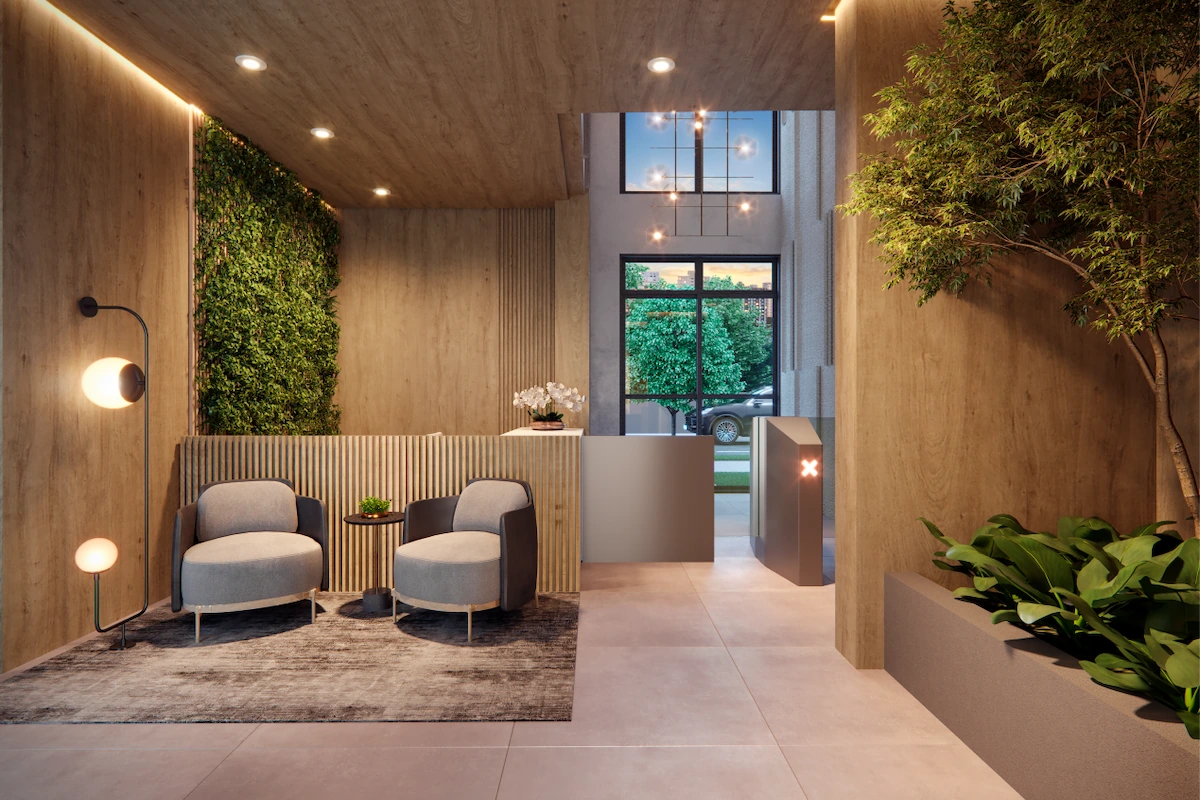 PERSPECTIVA ILUSTRADA DO LOBBY