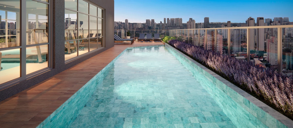 PERSPECTIVA ILUSTRADA DA PISCINA