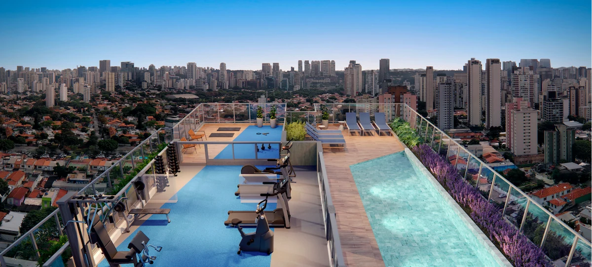 PERSPECTIVA ILUSTRADA DO ROOFTOP